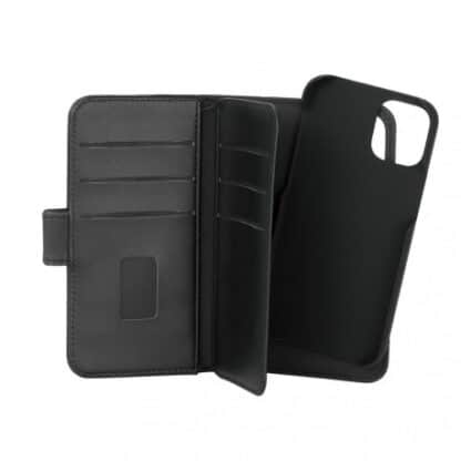 Gear lommebokveske sort med 7 kortlommer iPhone 12-mini
